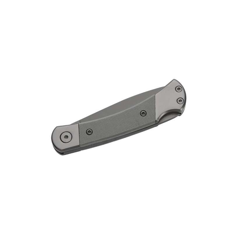 Herbertz Taschenmesser Titanbeschichtung D2, Small, Grau, Backlock