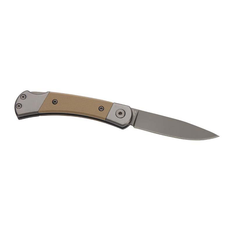 Herbertz Taschenmesser Titanbeschichtung D2, Small, Sand, Backlock