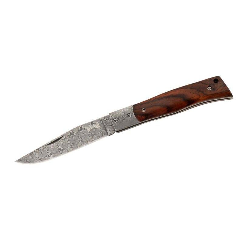 Produktbild Herbertz Taschenmesser, Damast, Sandelholz-Griff, Fangriemen&ouml;se