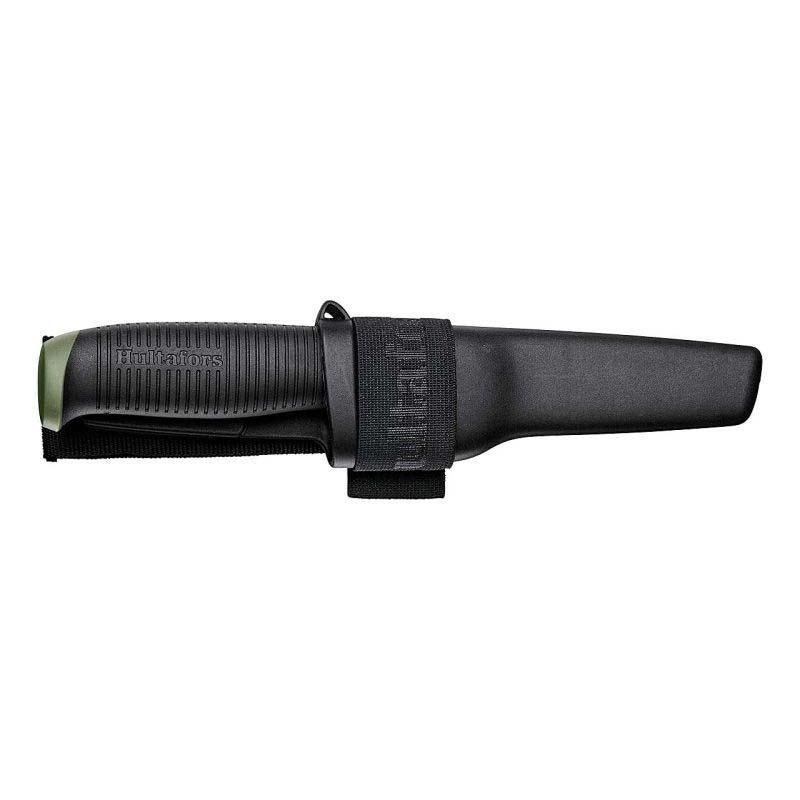 Hultafors Ok4 Outdoormesser, Stahl Sk5, Nicht-Rostfrei, Epd-Beschichtung, Santopren&uuml;berzug, Scheide