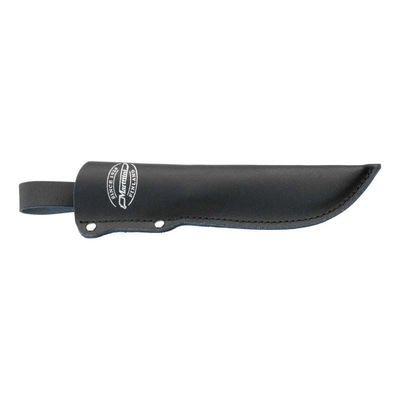 Marttiini Condor Jagdmesser, Klinge 11 Cm, Chromstahl, Kautschuk-Griff, Lederscheide