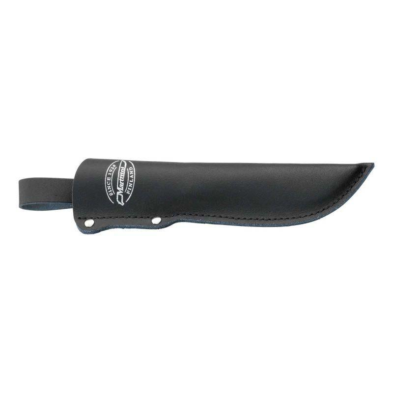 Marttiini Condor Jagdmesser, Klinge 12 Cm, Chromstahl, Kautschuk-Griff, Lederscheide