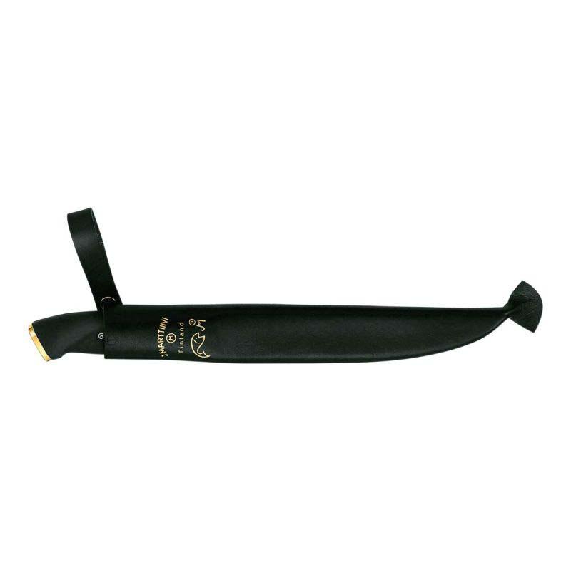 Marttiini Filetiermesser, Klinge 15 Cm, Edelstahl, Rostfrei, Kautschuk-Griff, Lederscheide