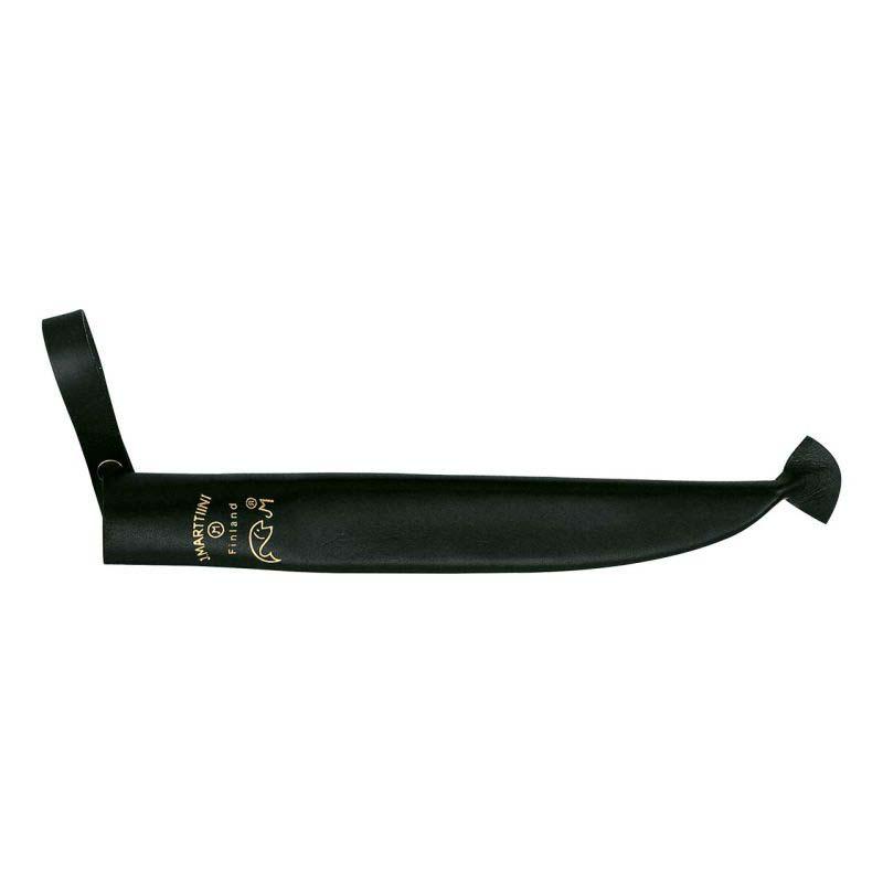 Marttiini Jagdmesser, Klinge 11 Cm, Kautschuk-Griff, Lederscheide