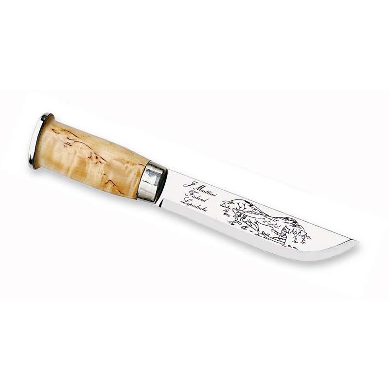 Marttiini Lapp Knife 250 G&uuml;rtelmesser, Edelstahl, Rostfrei, Braune Lederscheide