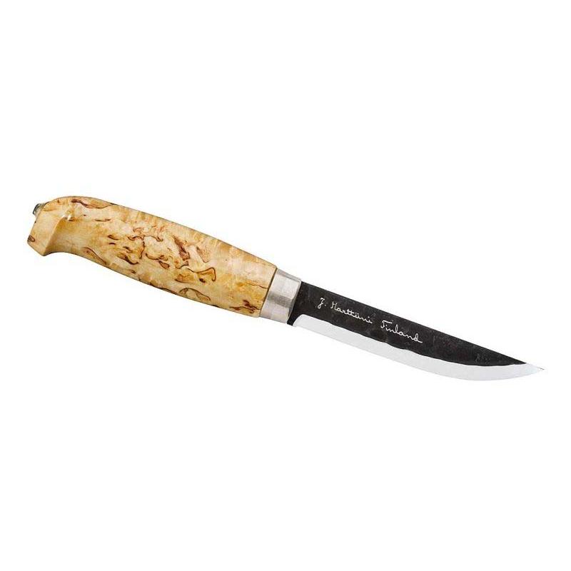 Produktbild Marttiini Lynx Forged G&uuml;rtelmesser, Carbonstahl, Nicht Rostfrei, Maserbirke, Naturleder Scheide
