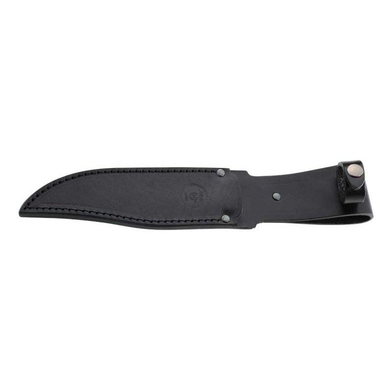 Nieto Gran Cazador 2002 G&uuml;rtelmesser, An-58 Stahl, Kunststoff-Griff, Messingbeschl&auml;ge, Lederscheide