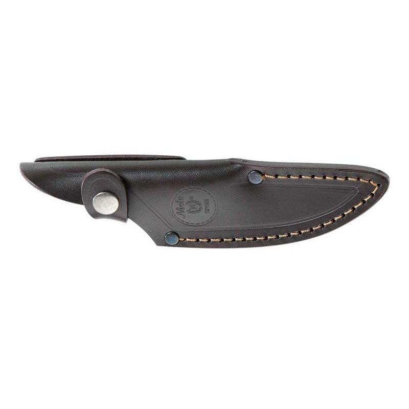 Nieto Roadrunner 8950 G&uuml;rtelmesser, 1.4116-Stahl, Rostfrei, Olivenholz-Griff, Lederscheide