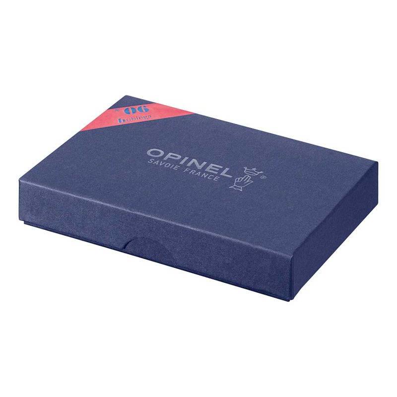Opinel No 06 Taschenmesser, Padoukholz-Griff, Edelstahl, Rostfrei, Virobloc