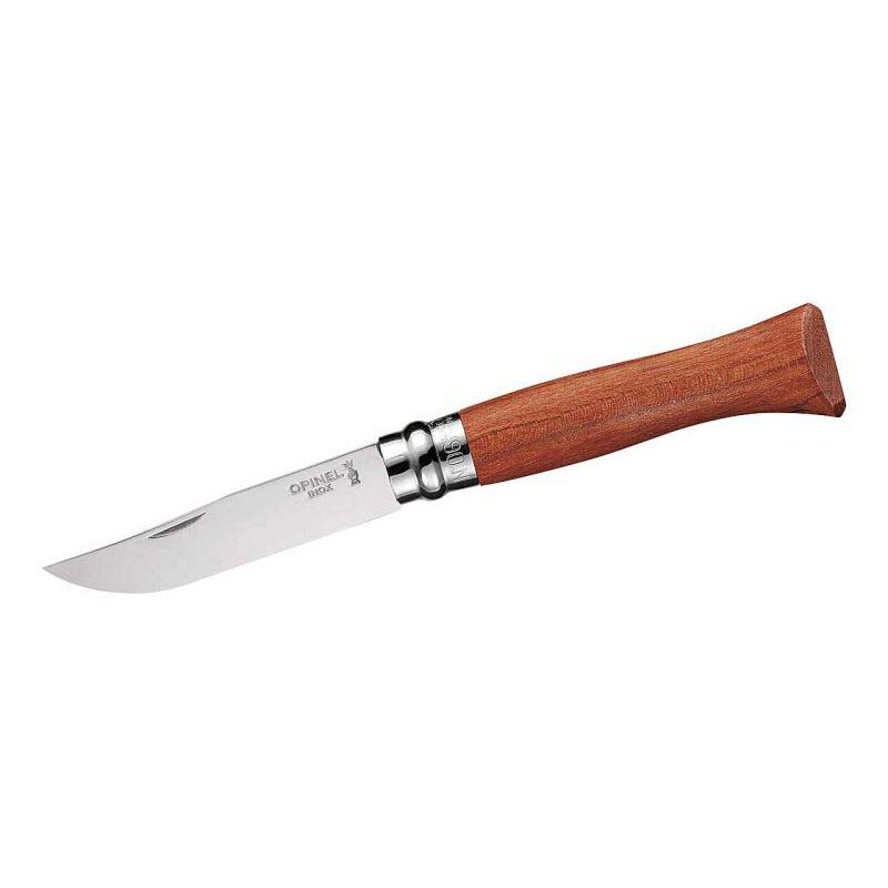Opinel No 06 Taschenmesser, Padoukholz-Griff, Edelstahl, Rostfrei, Virobloc