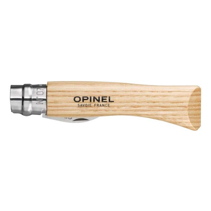Opinel No 07 Kastanienmesser, Edelstahl, Rostfrei, Kastanienholz-Griff, Virobloc