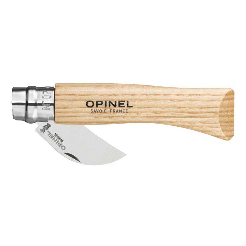 Opinel No 07 Kastanienmesser, Edelstahl, Rostfrei, Kastanienholz-Griff, Virobloc