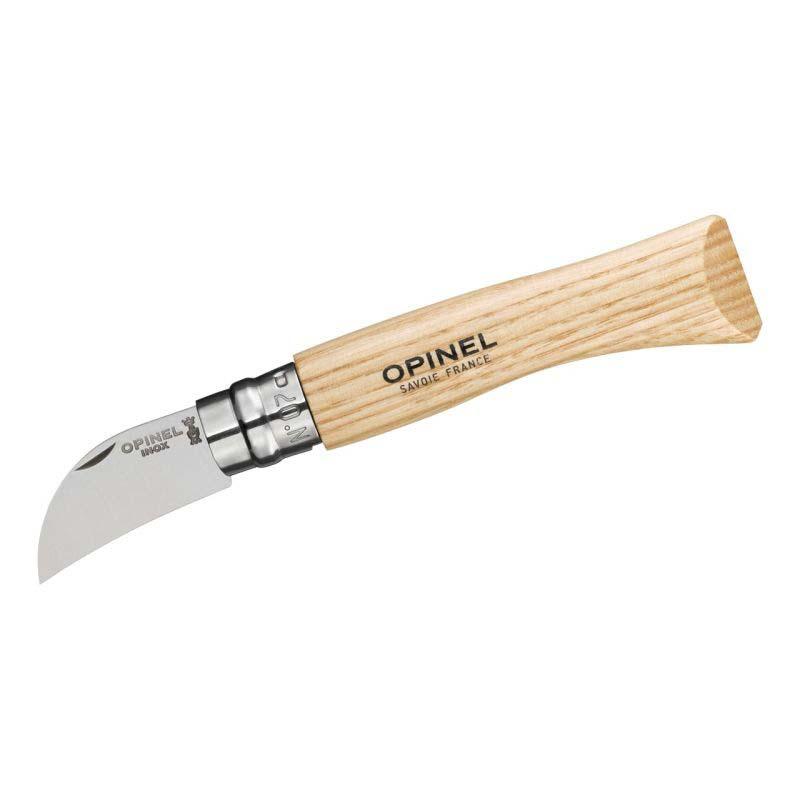 Opinel No 07 Kastanienmesser, Edelstahl, Rostfrei, Kastanienholz-Griff, Virobloc