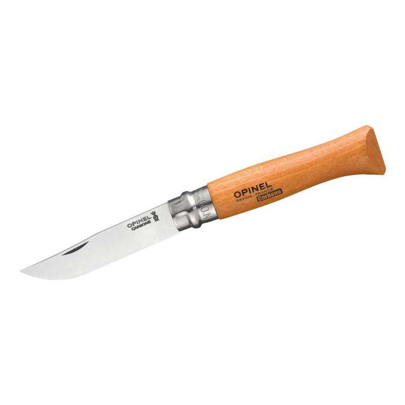 Produktbild Opinel No 09 Taschenmesser, Buchenholz-Griff, Carbon, Nicht Rostfrei, Virobloc