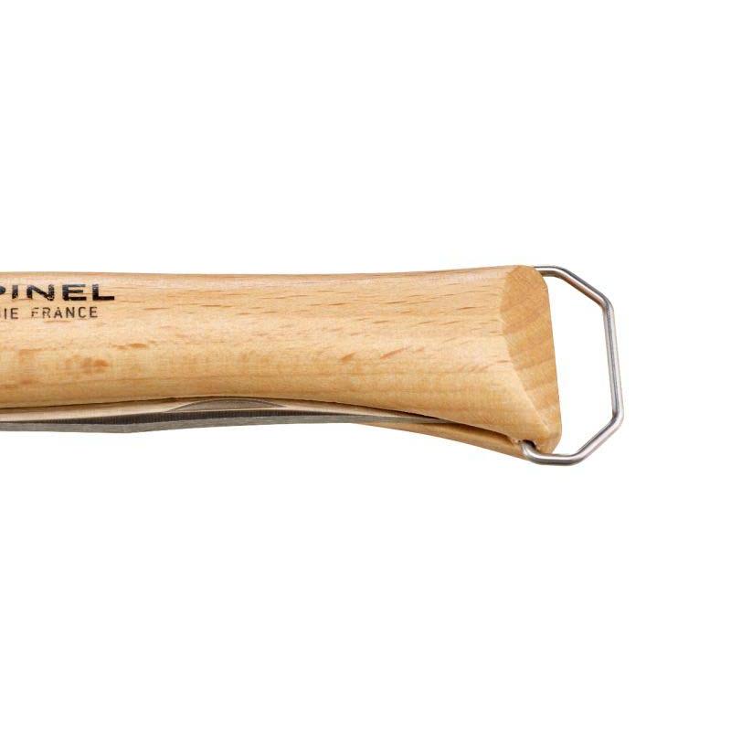 Opinel No 10 Taschenmesser, Mit Korkenz. Und Flaschen&ouml;ffner, Buche, Edelstahl, Rostfrei, Virobloc