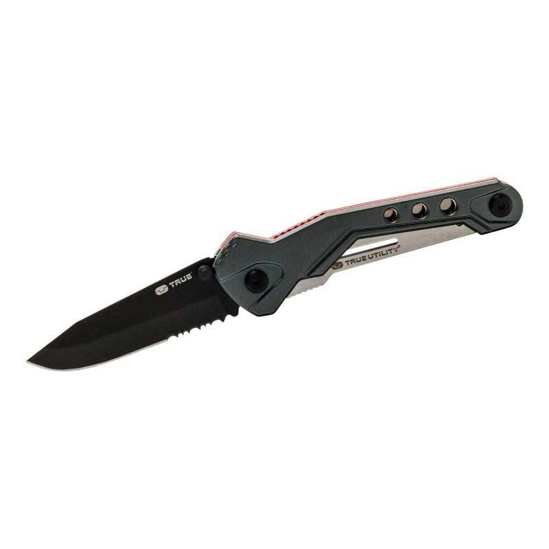 True Utility Trueblade Taschenmesser, Aisi 420 Stahl, Rostfrei, Teils&auml;gez., Alu