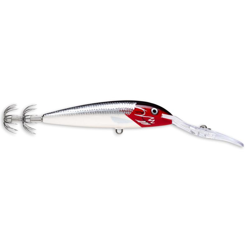 Rapala Squid Deep Dsq Brh 9cm 3,3m Taucht ab Black Red Head