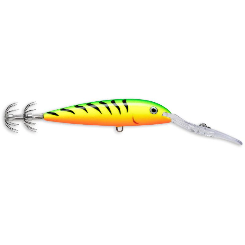 Rapala Squid Deep Dsq Gt 9cm 3,3m Taucht ab Glow Fire Tiger