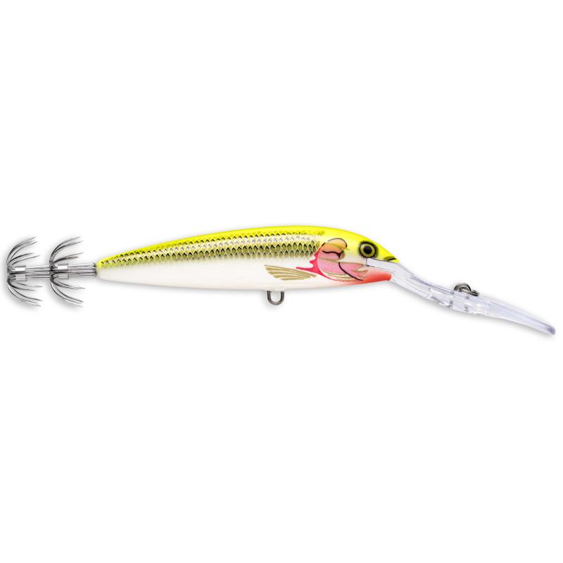 Rapala Squid Deep Dsq Sfc 9cm 3,3m Taucht ab Silver Fluorescent Chart