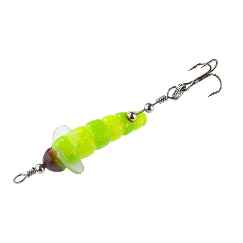 Balzer Trout Attack Killer Made 4cm 2,5g gr&uuml;n-gelb UV