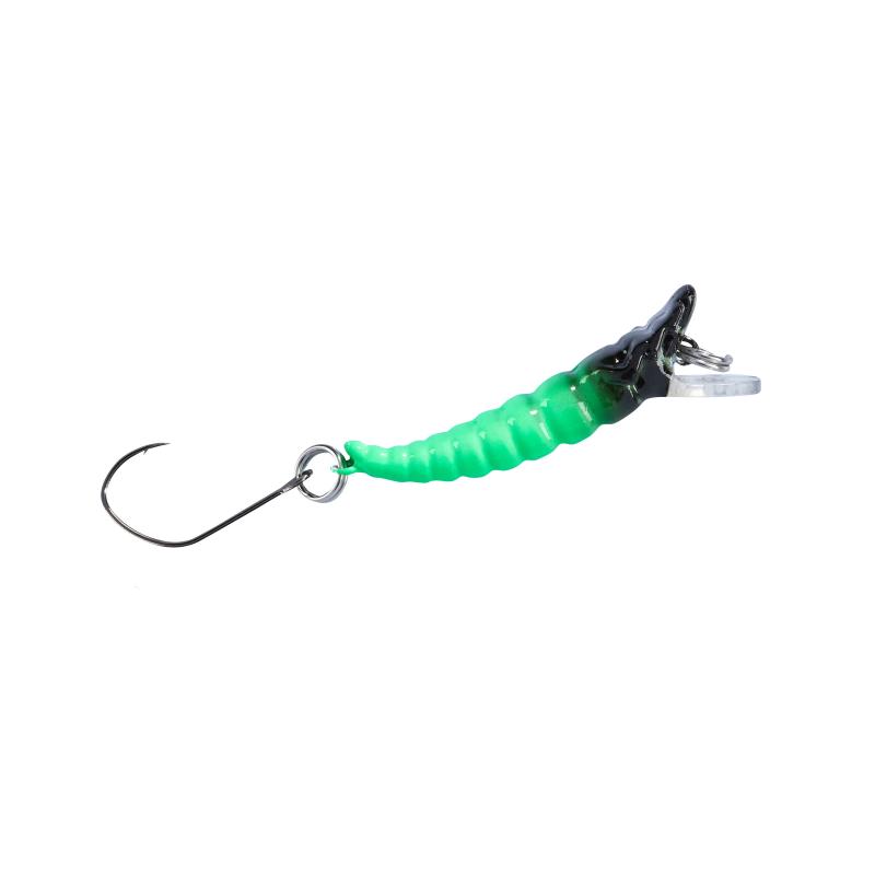 Balzer Trout Attack Mr. Maggot UV leuchtgr&uuml;n 3,5cm 3g