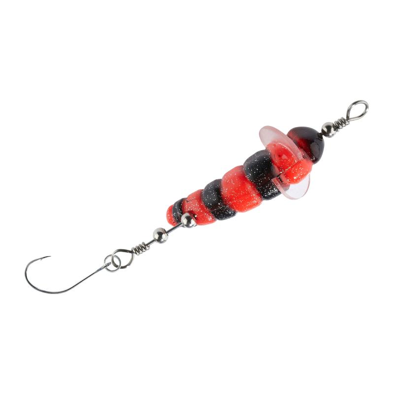 Balzer Trout Attack Killer Made mit Einzelhaken rot-schwarz 4cm 2,3g
