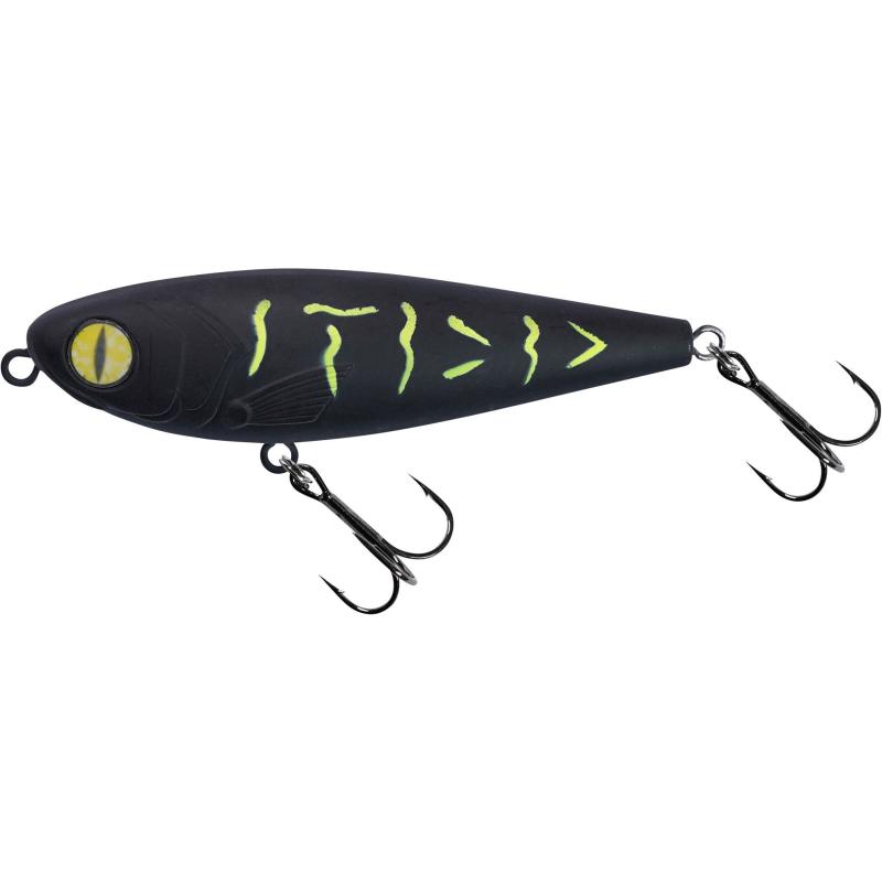 Balzer Crazy Dog Stickbait Black Toxic, 5,5cm, 4,5g, Floating