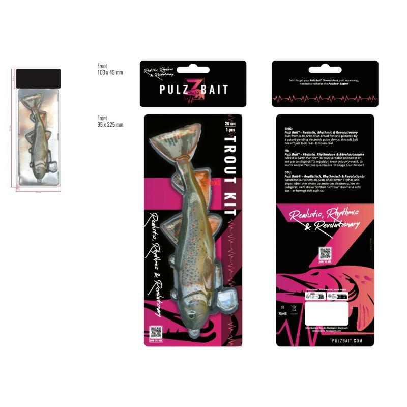 Pulz Bait Trout Kit 20cm - Arctic Char