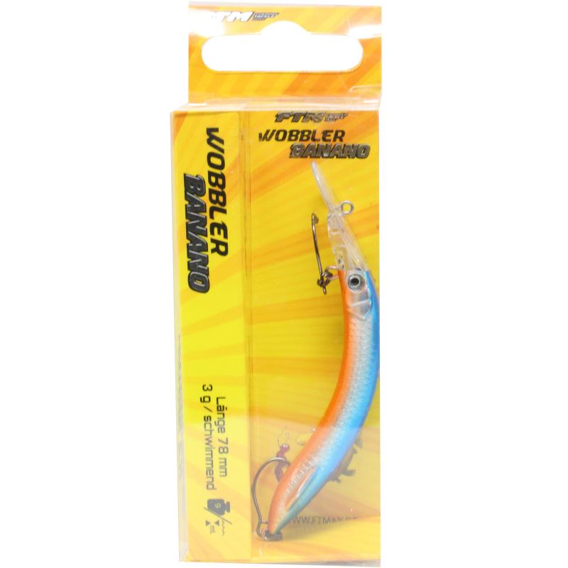 Fishing Tackle Max Wobbler Banano 78 mm 3 g Farbe 02