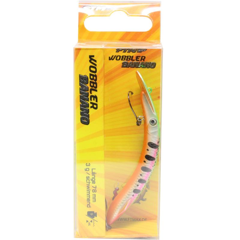 Fishing Tackle Max Wobbler Banano 78 mm 3 g Farbe 08