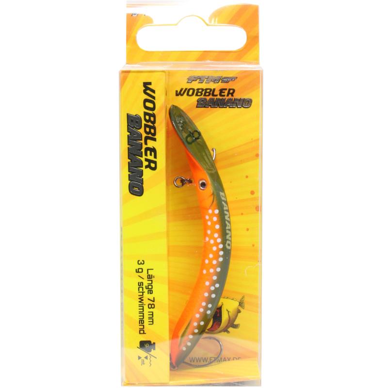 Fishing Tackle Max Wobbler Banano 78 mm 3 g Farbe 09