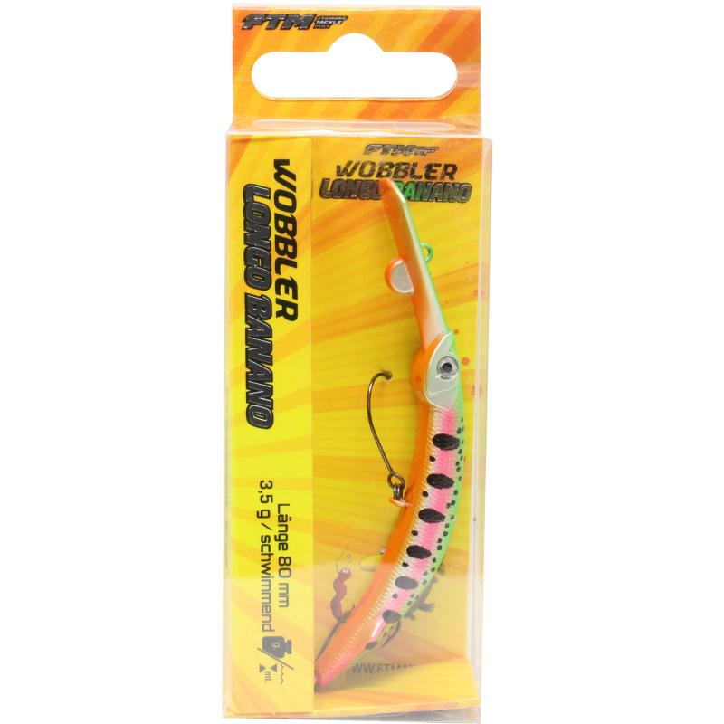 Fishing Tackle Max Wobbler Longo Banano 80 mm 3,5g Farbe 08