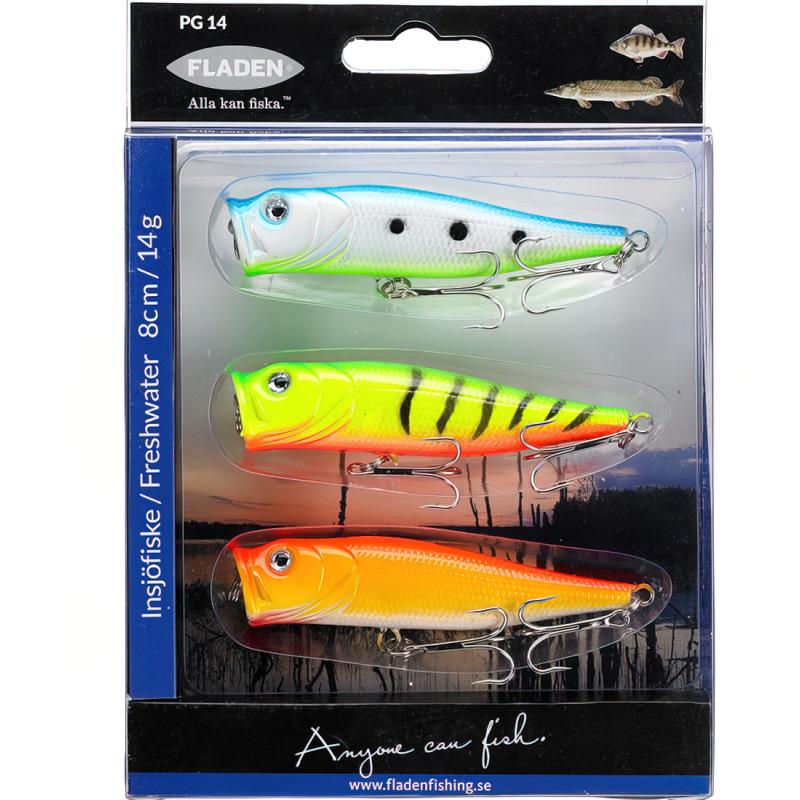 FLADEN Popper Set 3 teilig 8.7cm floating