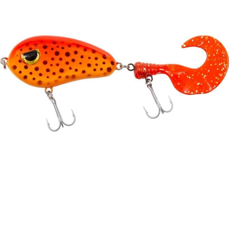 Fladen Scary tail 18g orange black dots