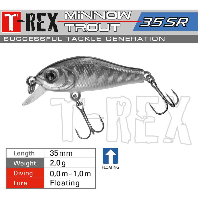 Wobbler T-Rex Trout 35 SR C.3