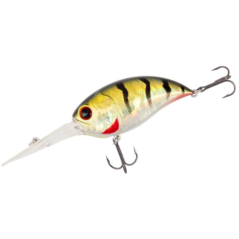 Mikado Wobbler Crazy Crank 62mm/19.7G/Green Perch Schwimmend