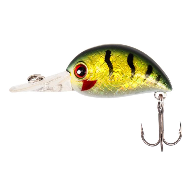 Produktbild Mikado Wobbler Shimmy Dr 30mm/3.3G/Green Perch Schwimmend