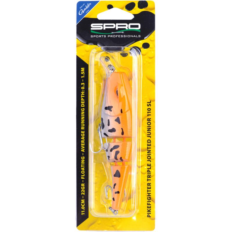 Spro Pikefig Tr Jtd 110Sl 22gr Uv Orange Koi