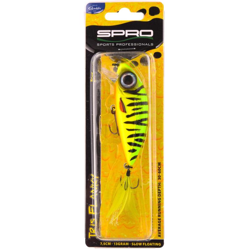 Spro Iris Flanky Hardlure Firetiger 7,5cm 13g