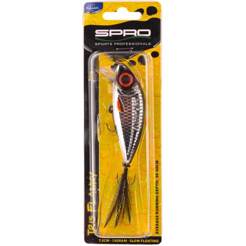 Spro Iris Flanky Hardlure Roach 7,5Cm 13G