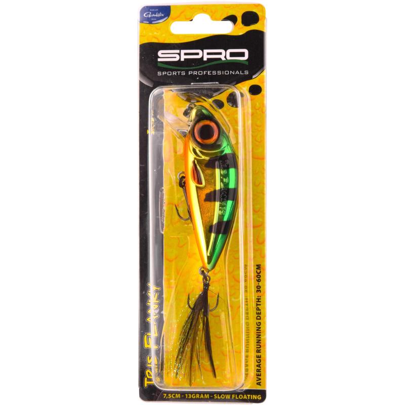 Spro Iris Flanky Hardlure Perch 7,5Cm 13G