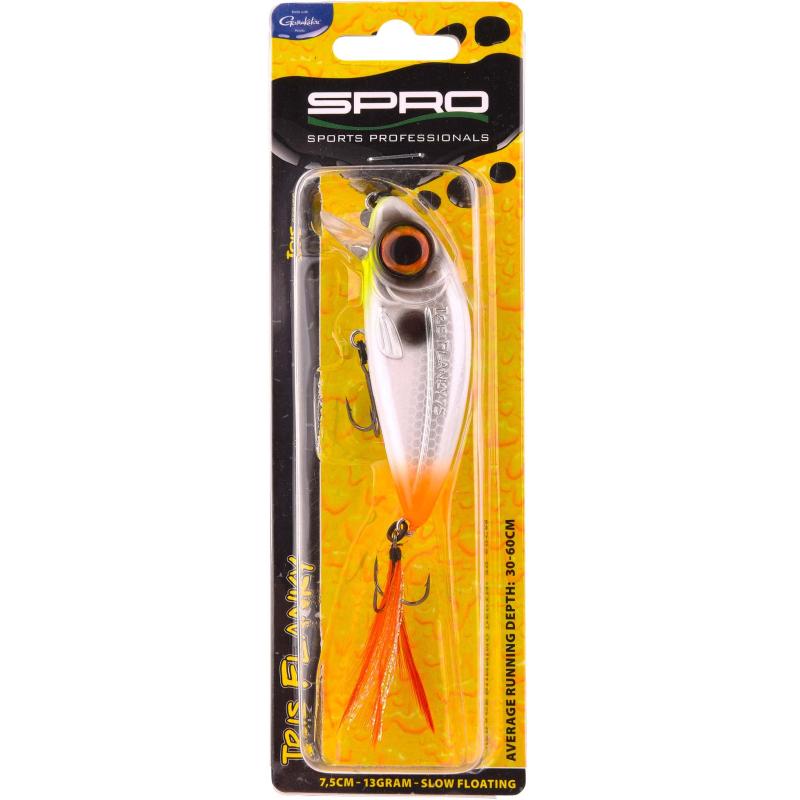 Spro Iris Flanky Hardlure Hot Tail 7,5cm 13G