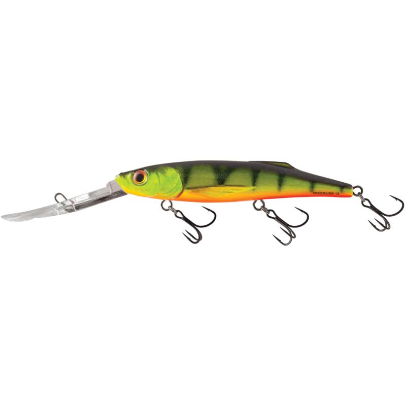 Salmo Freediver Super Deep Runner 12cm 24G Hot Barsch 5,0/9