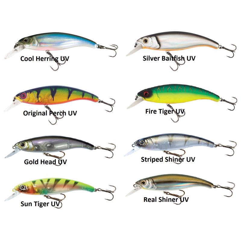 Fox Rage Slick Stick 60mm Sr Uv Striped Shiner