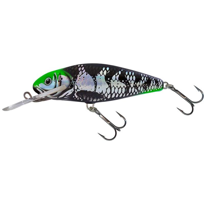Salmo Perch 8 DR Holo Dark Green Head
