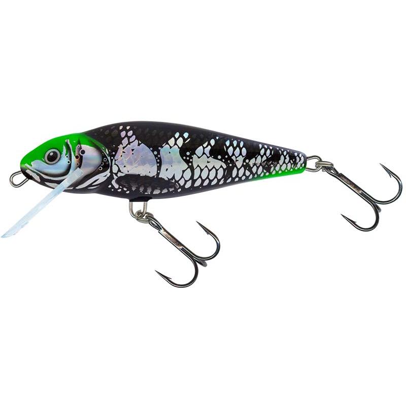 Salmo Perch 12 Floating Holo Dark Green Head