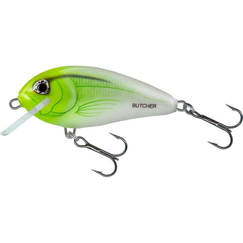 Salmo Butcher Sinking 5cm WHITE FLASH YELLOW