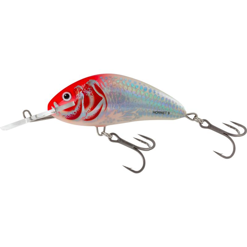Salmo Hornet Floating 9cm Floating Holo Red Head