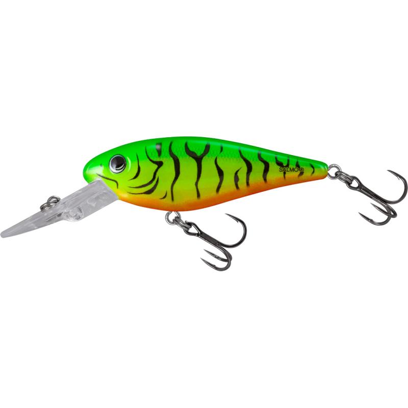 Salmo Rattlin&rsquo; Executors 5cm SDR Clear Green Tiger