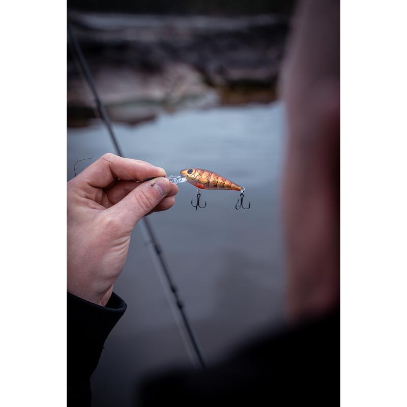 Salmo Rattlin&rsquo; Executors 7cm SDR Clear Brown Perch
